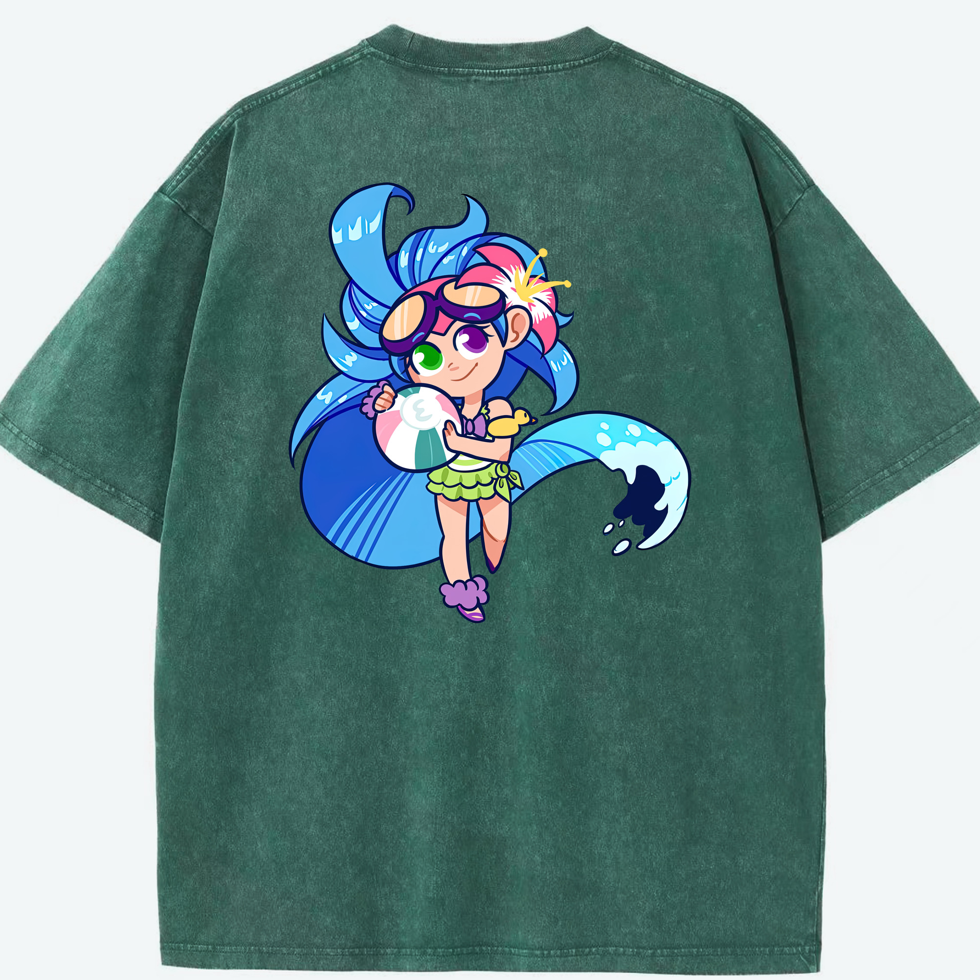 リーグ・オブ・レジェンド League of Legends LOL 綿100% ヴィンテージ風 半袖Tシャツ（背面プリント）